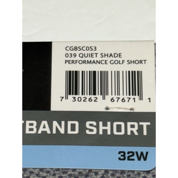 Callaway Men's Size 32 Opti-Dri Golf  Gray Design Active Waistband Short NWT - Picture 8 of 9